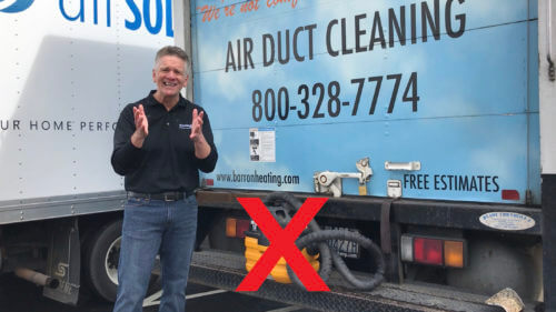 Shop vacs are for cleaning out your car, not your home's ductwork.